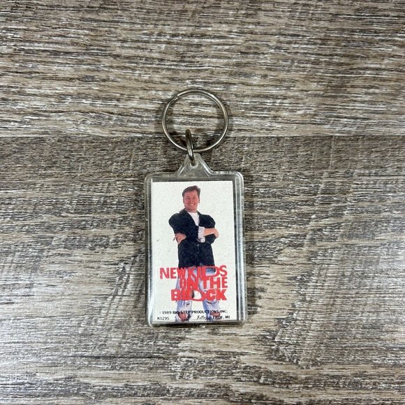 Vintage NKOTB New Kids on the Block Key Chains Lot of 3 Donnie Joey Jordan Danny - Picture 2 of 8